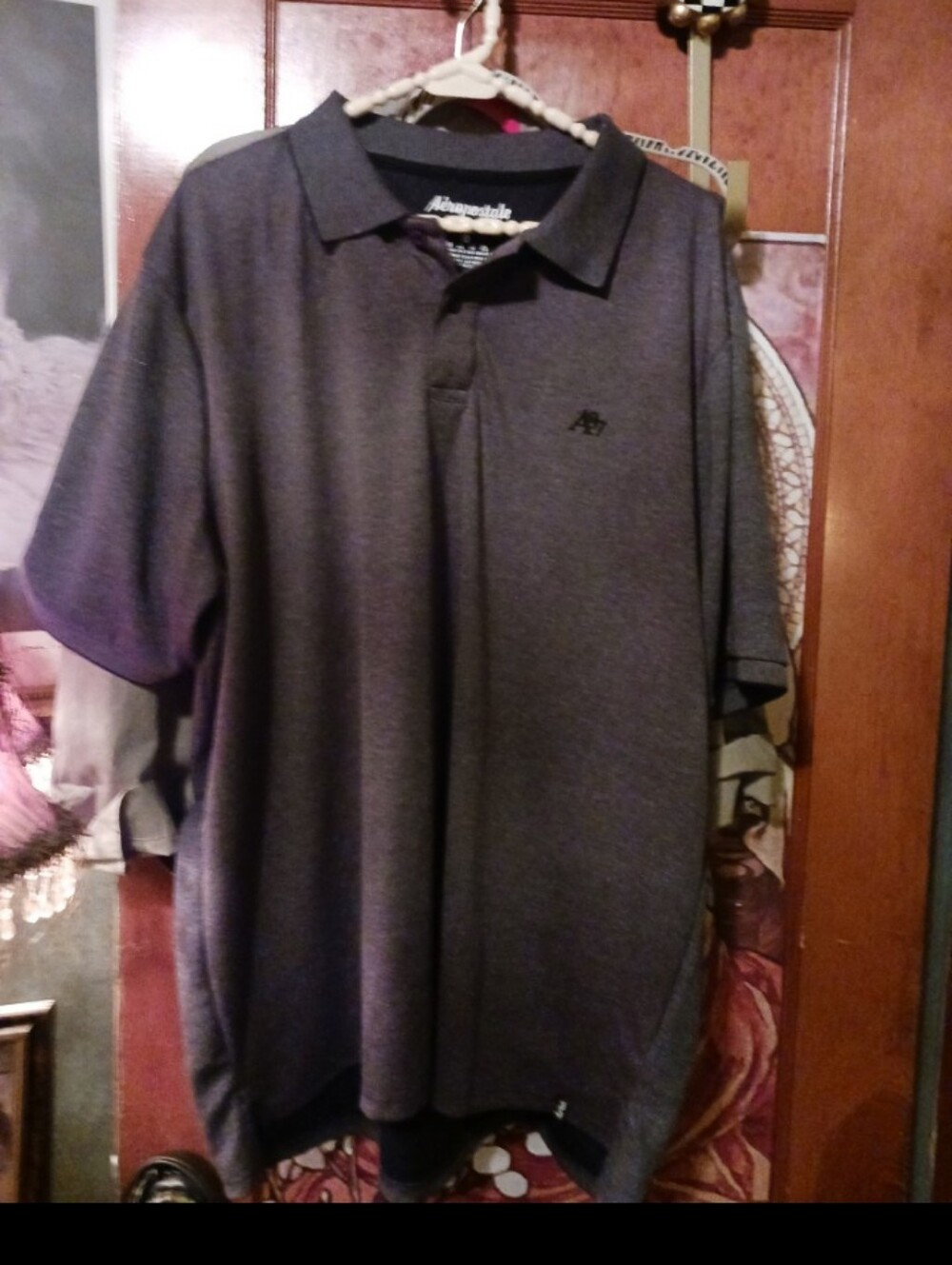 Charcoal Gray Polo 3x